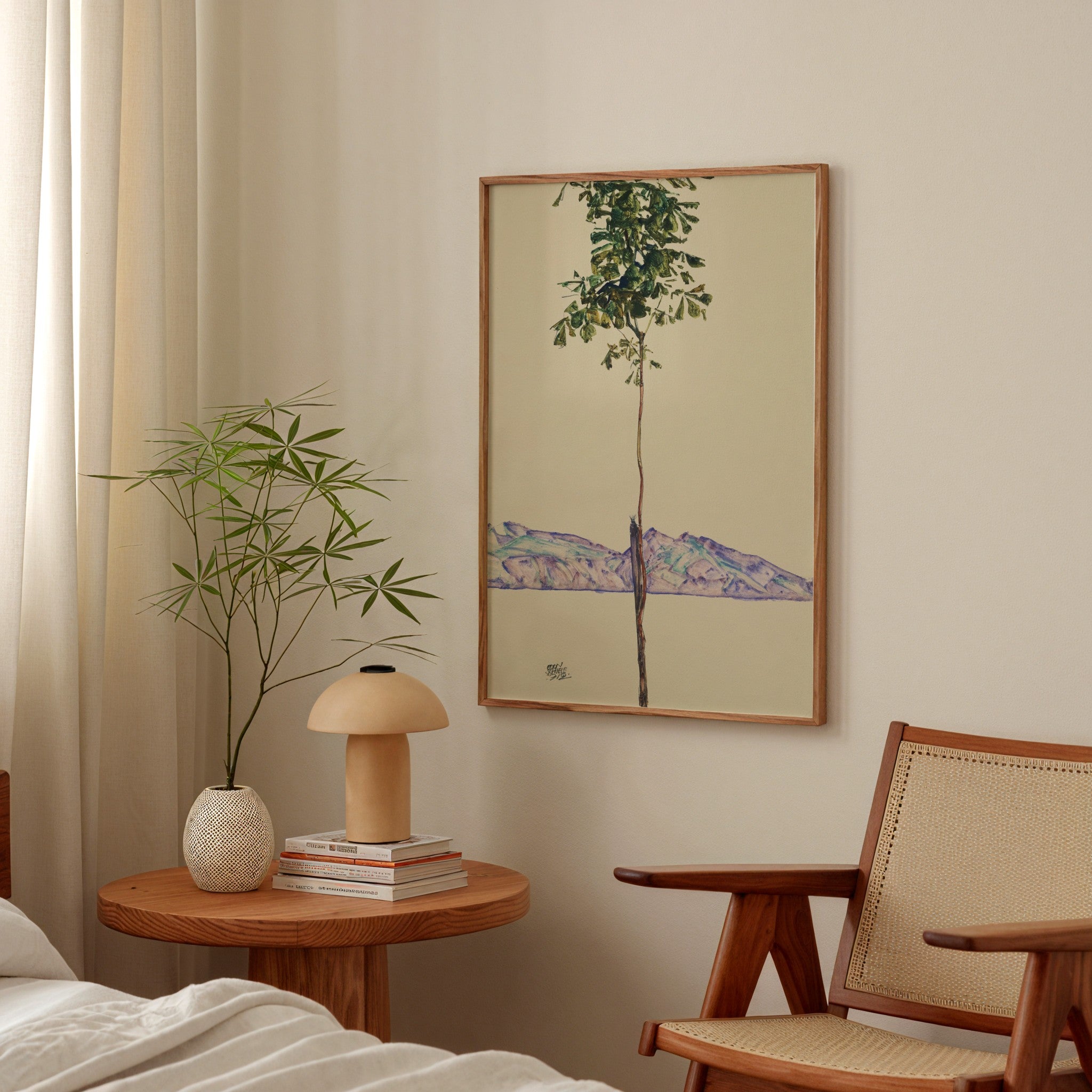 Little Tree by Egon Schiele displayed as framed wall art