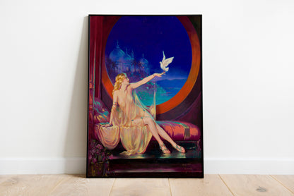 Sultana poster by Henry Clive  - Black frame wall art