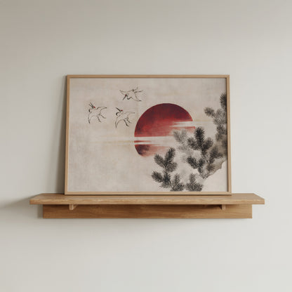 Birds and Sunset