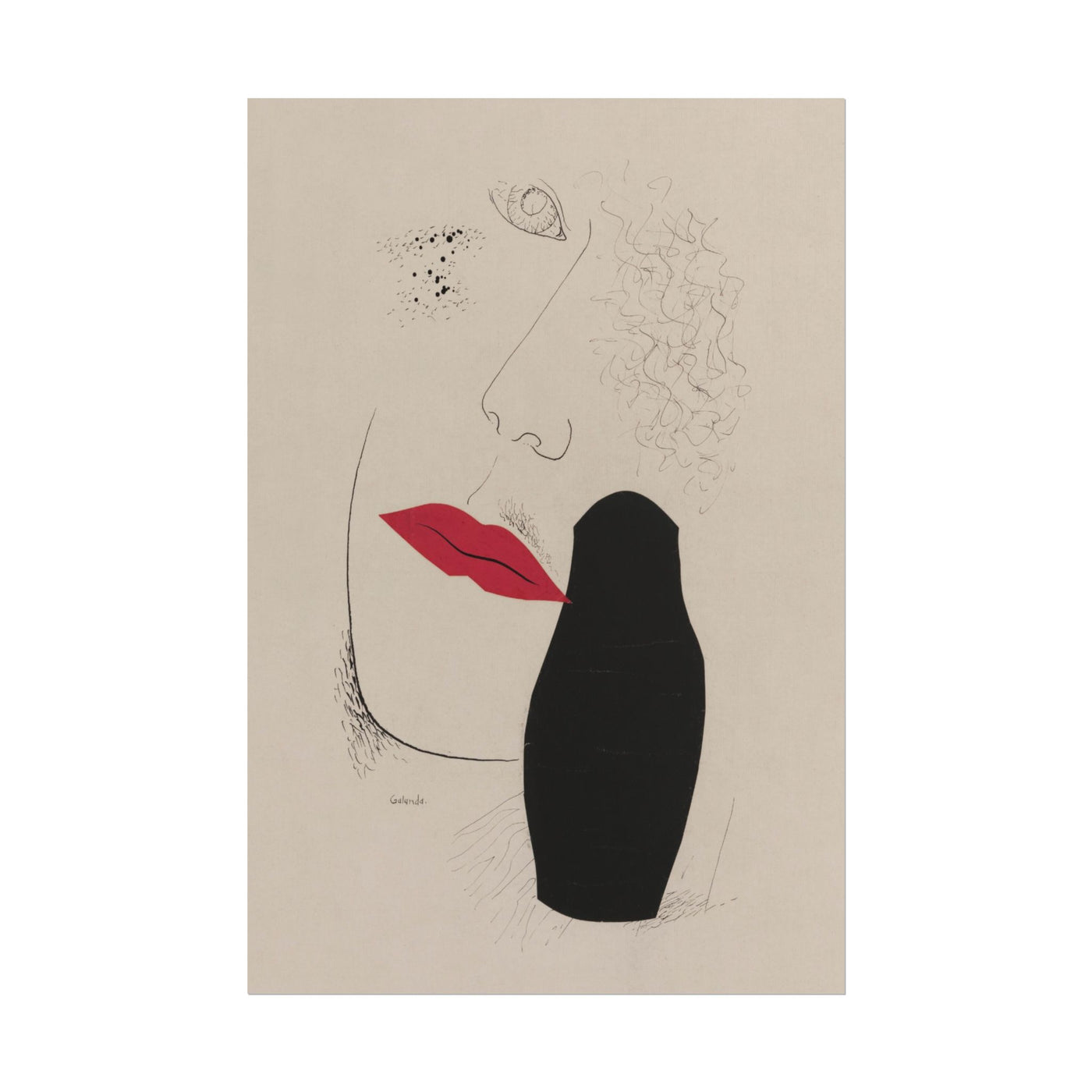 Desire Woman Illustration 12″×18″