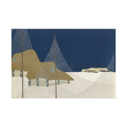 Japanese Village Painting