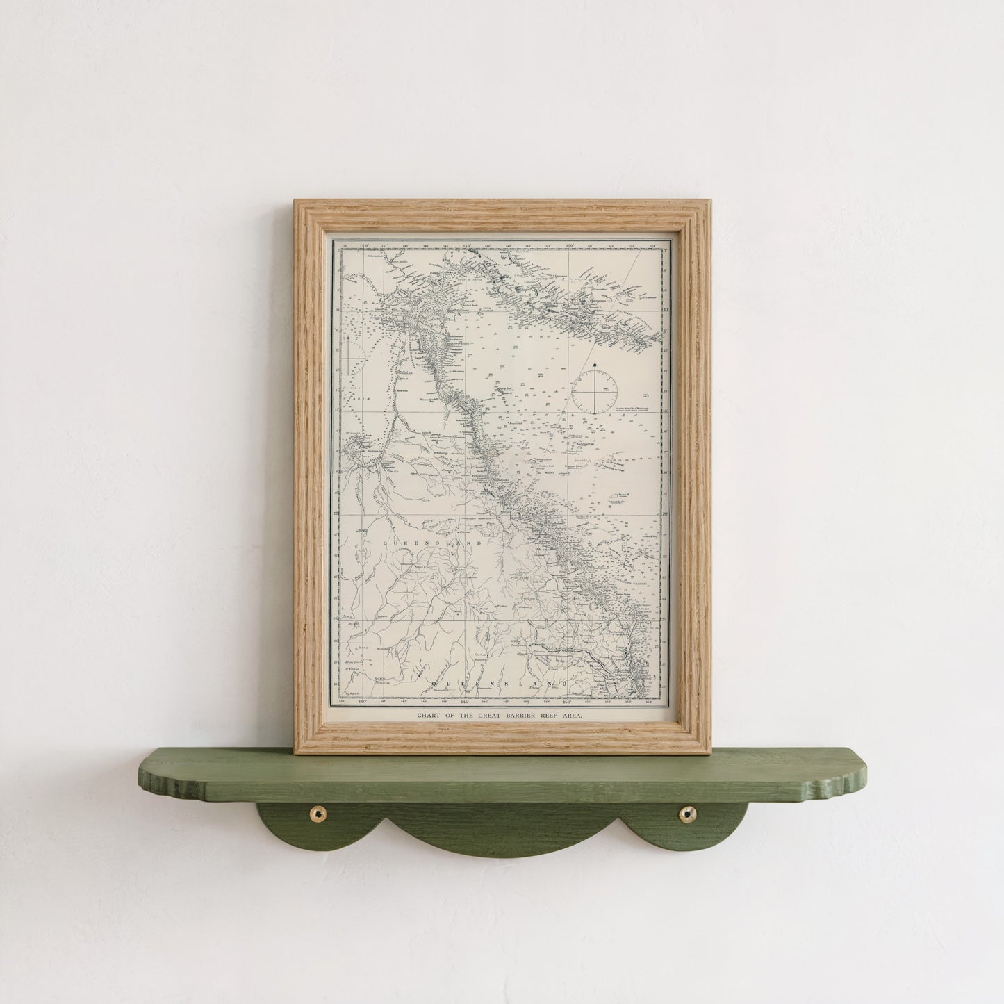 Great Barrier Reef Nautical Chart
