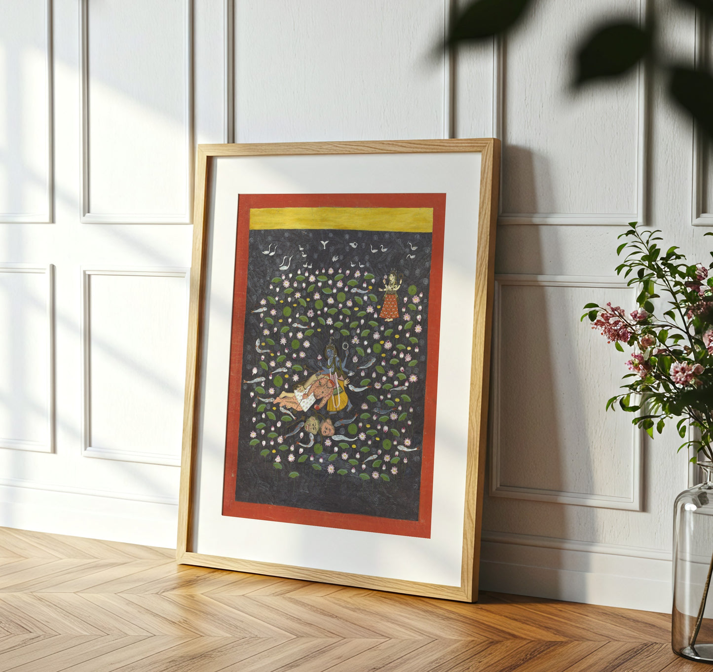 Vishnu Vanquishing the Demons Madhu and Kaitabha