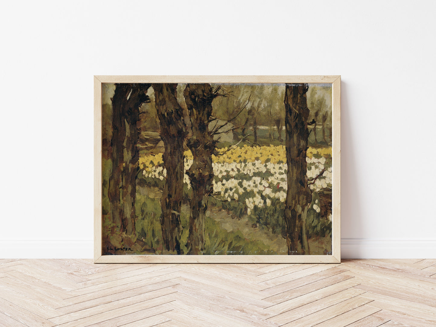 Spring Daffodil Field Art Print