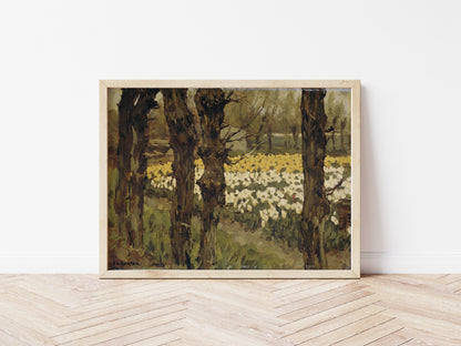 Spring Daffodil Field Art Print