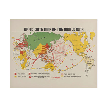 Map of the World War