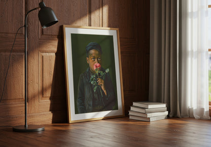 American Beauty poster by C Ribsam & Sons - Neutral room decor with framed print