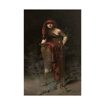 Priestess of Delphi poster by John Collier  - 20x30 inch poster print