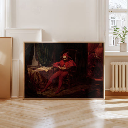 Stanczyk poster by Jan Matejko  - Neutral room decor with framed print