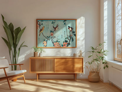 Japanese Birds and Flowers