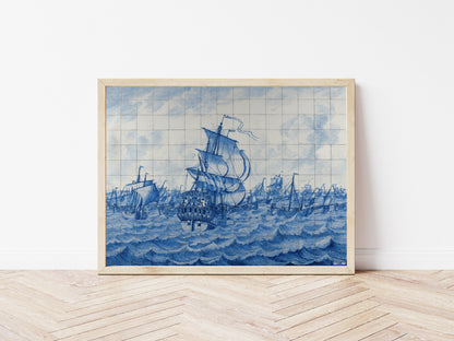 Warship Rotterdam Tile Panel
