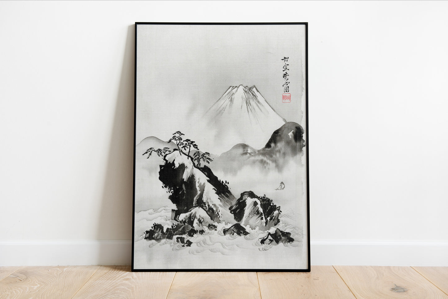 Mount Fuji Vintage Japanese Illustration
