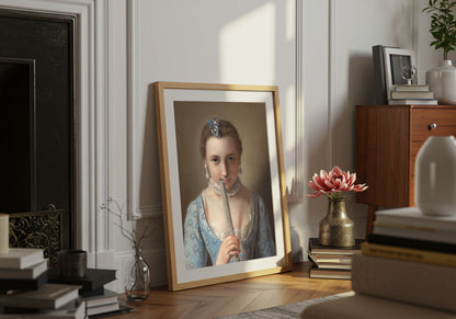 Young Woman with a Fan