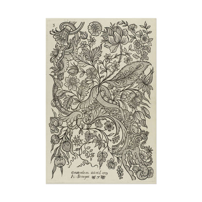 Textile Art poster by Alexander Senegat - 24x36 inch wall art