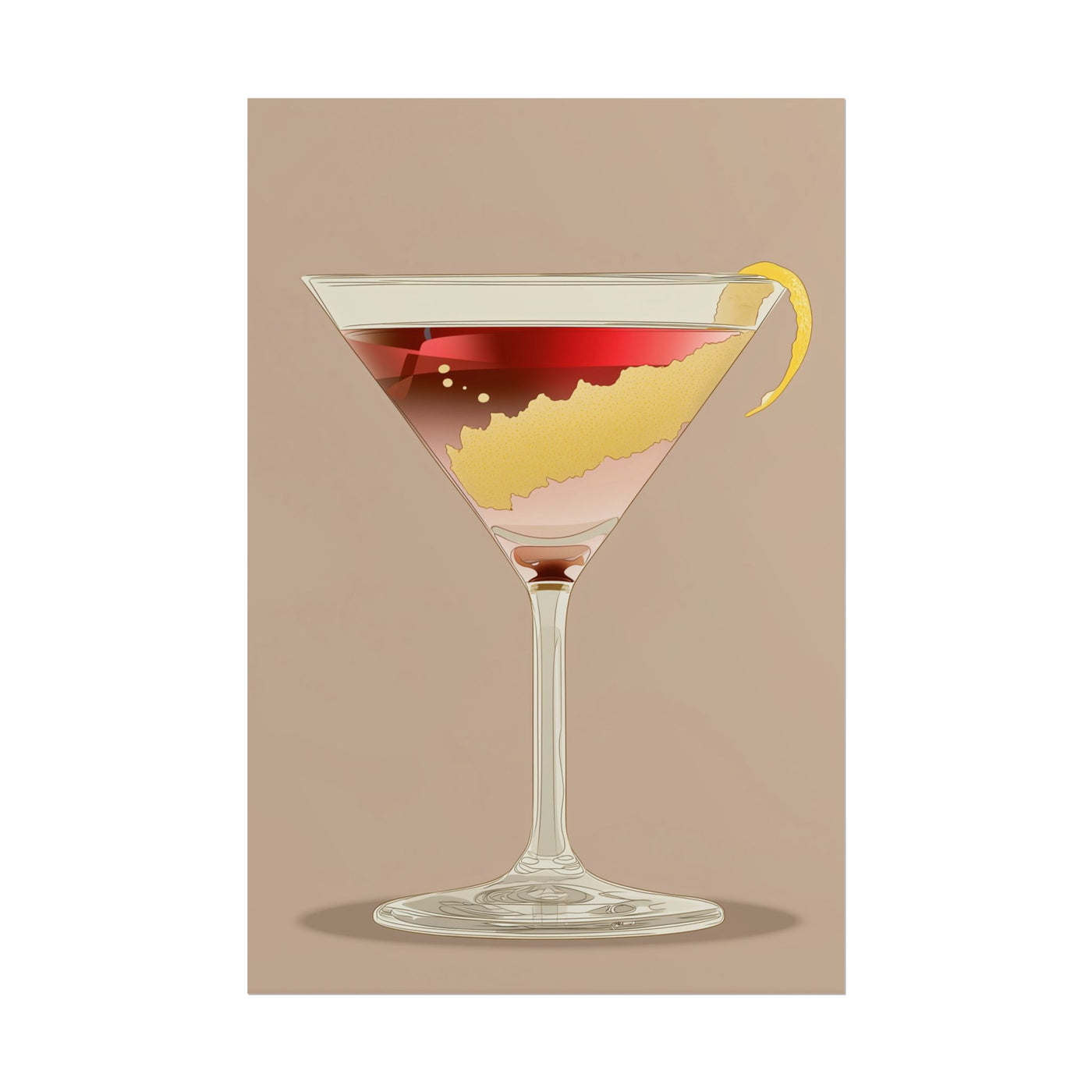 Cosmopolitan Cocktail 12″×18″