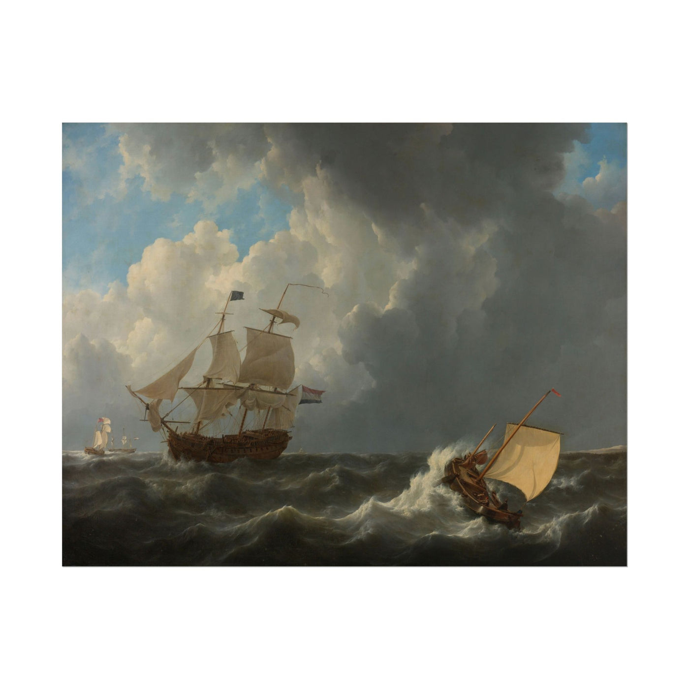 Ships in a Turbulent Sea 14″×11″