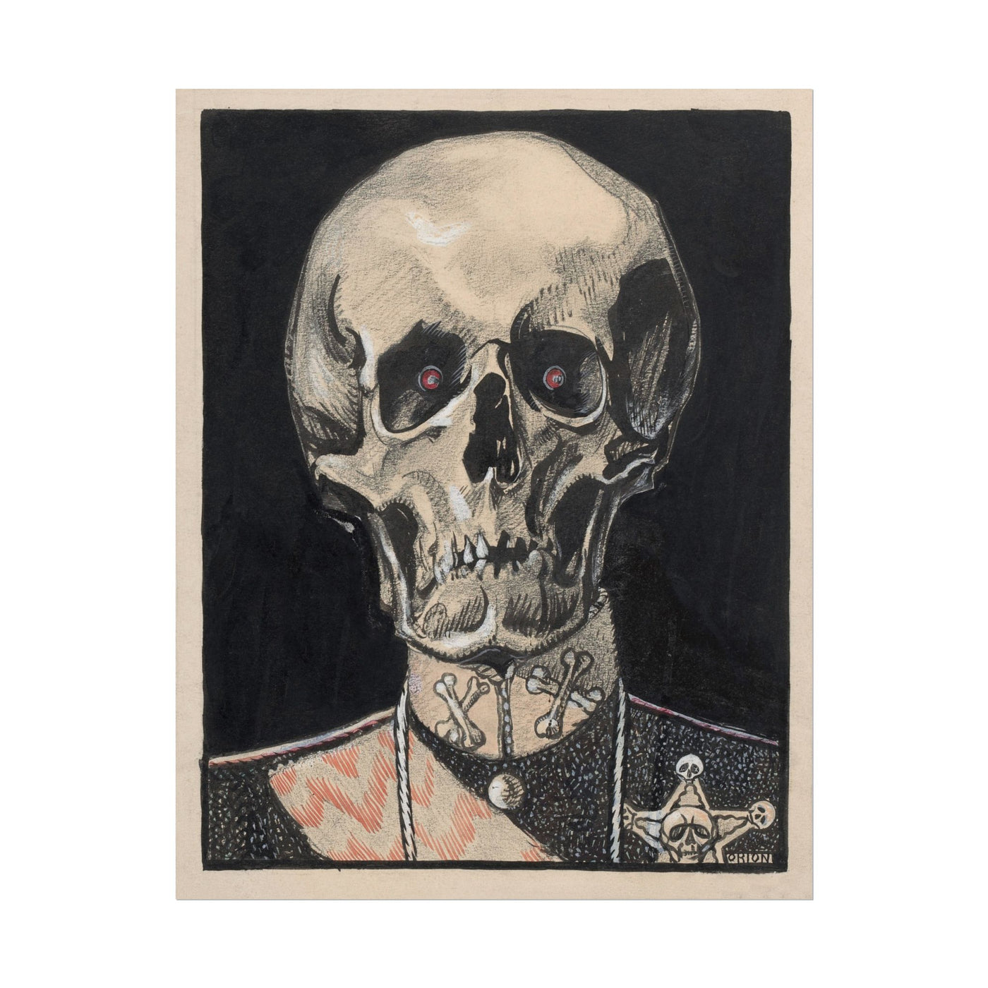 Skull Art Print 11″×14″