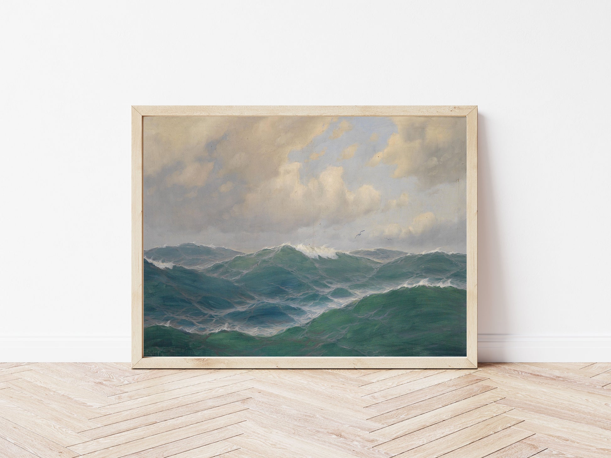 Bewegte poster by Max Jensen  - Black frame wall art