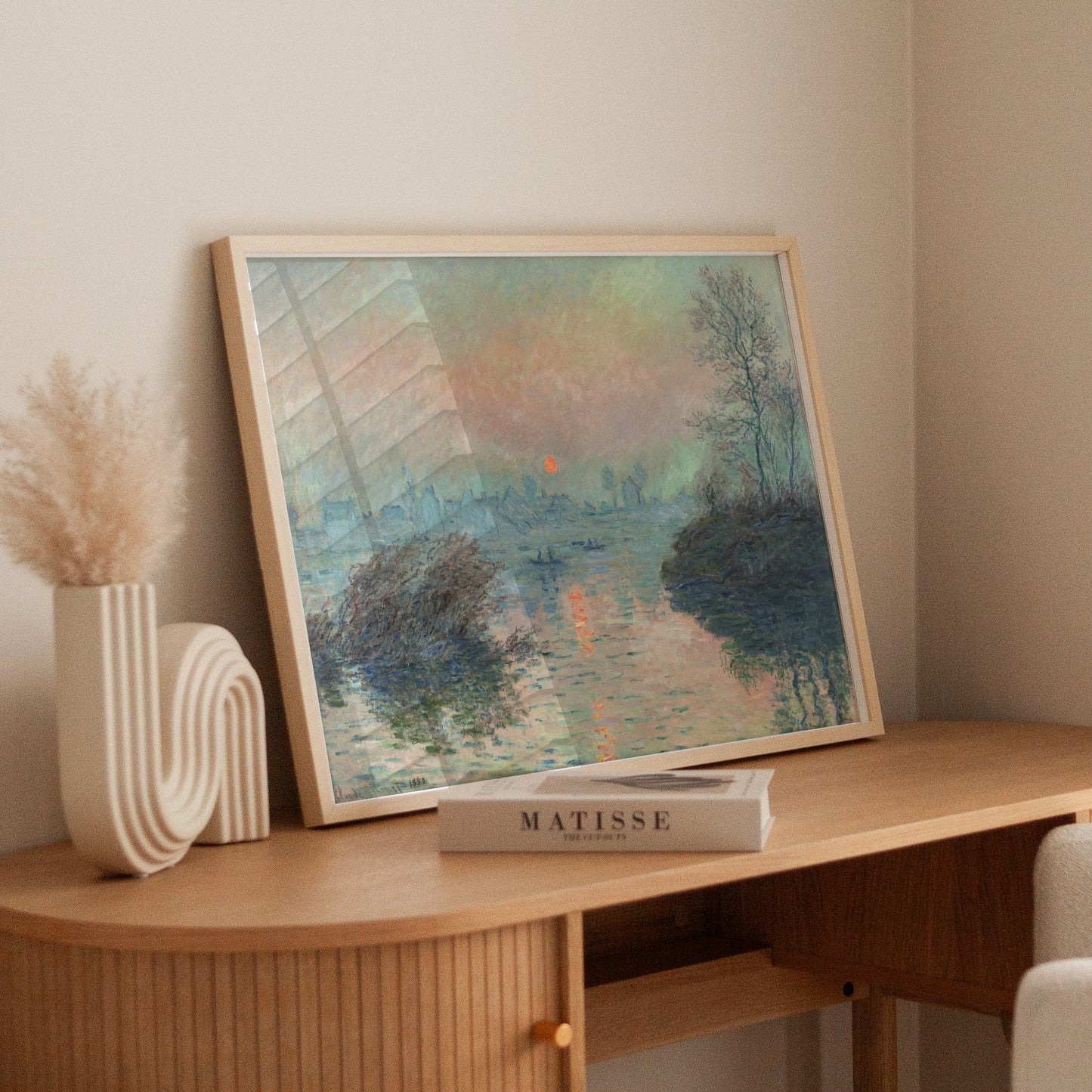 Sun Setting on the Seine at Lavacourt