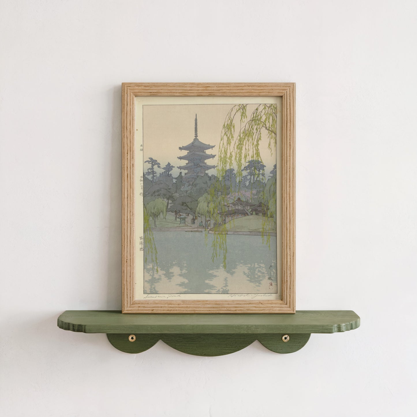 Serene Japanese Pagoda Art Print