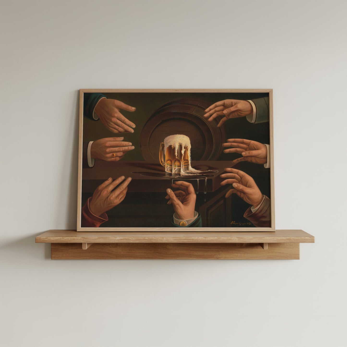 Seven Hands and a Beer