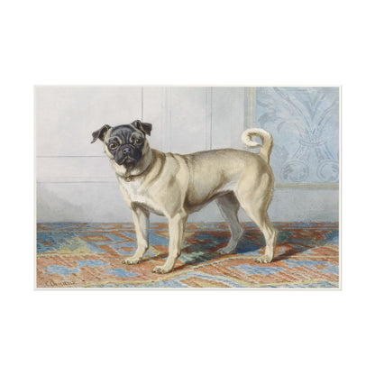 Portrait of Edwin Vom Rath's Pug