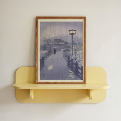 Serene Evening Rain Print