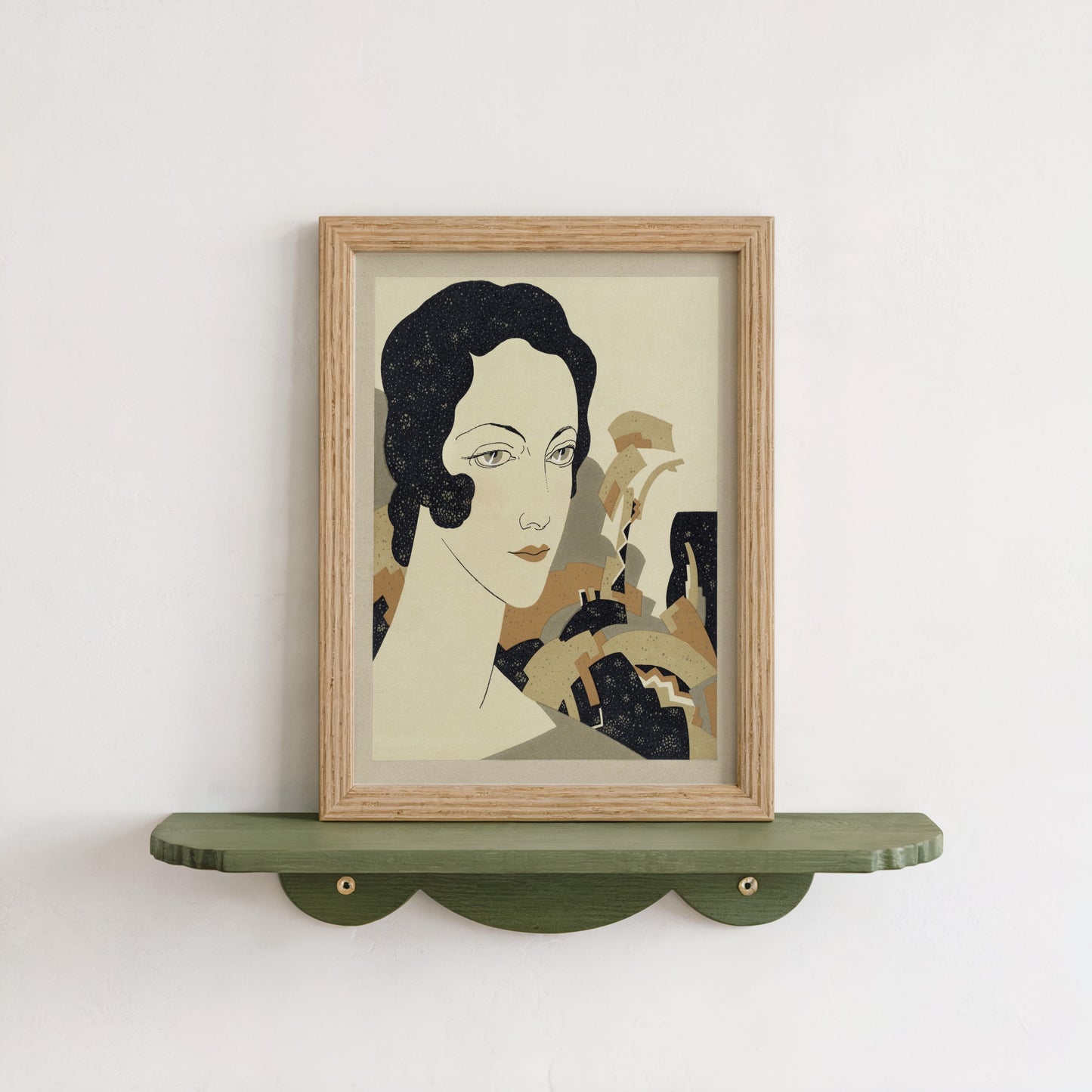 Womans Head Fashion Illustration