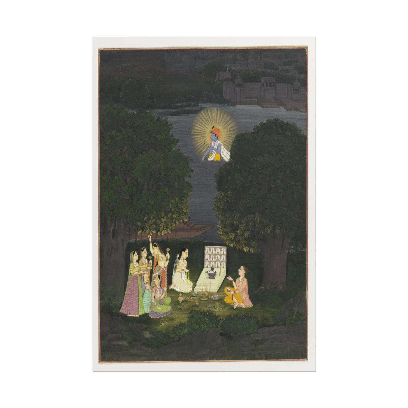 Divine Krishna Art Print 12″×18″