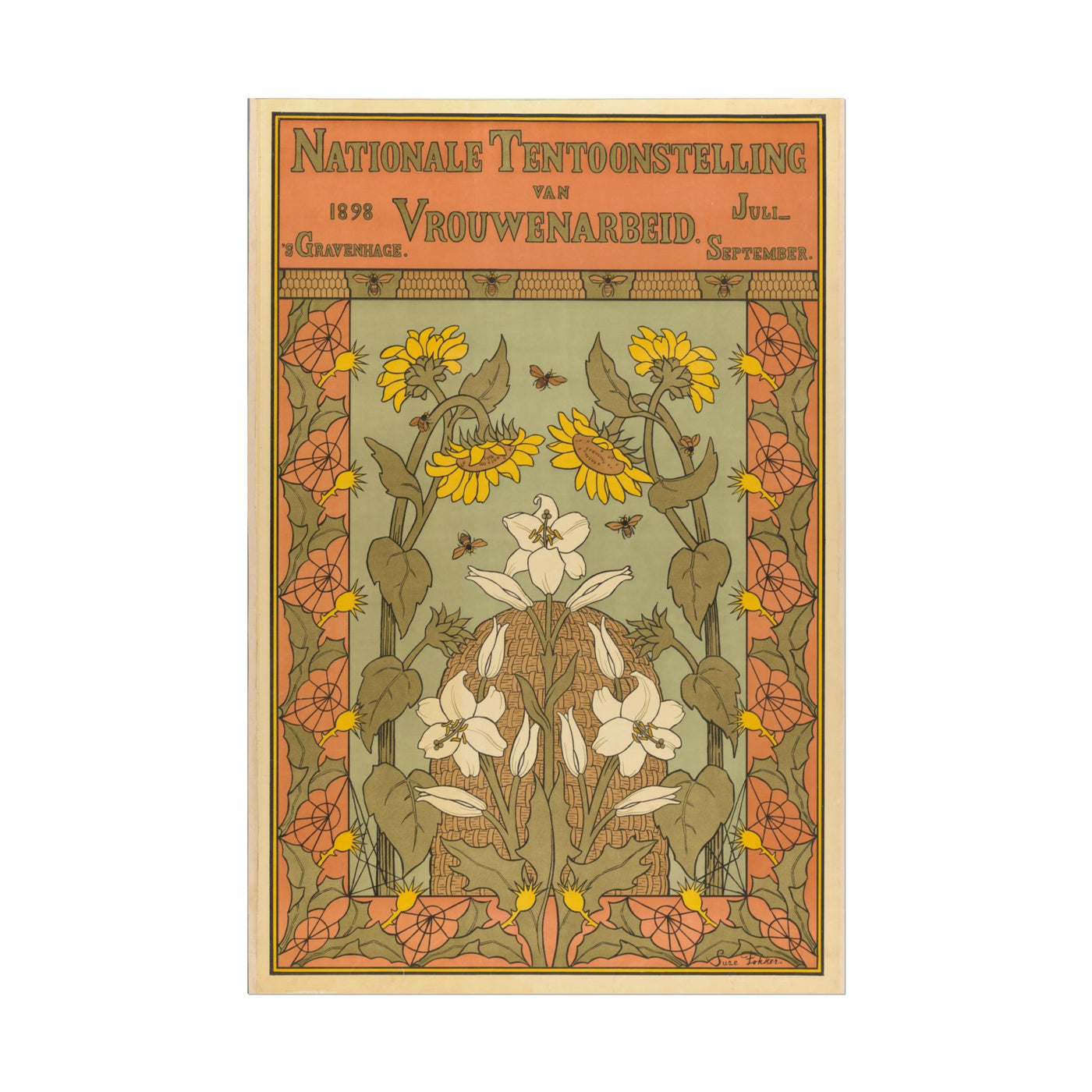 Vintage Women's Labor Exhibition Print 12″×18″