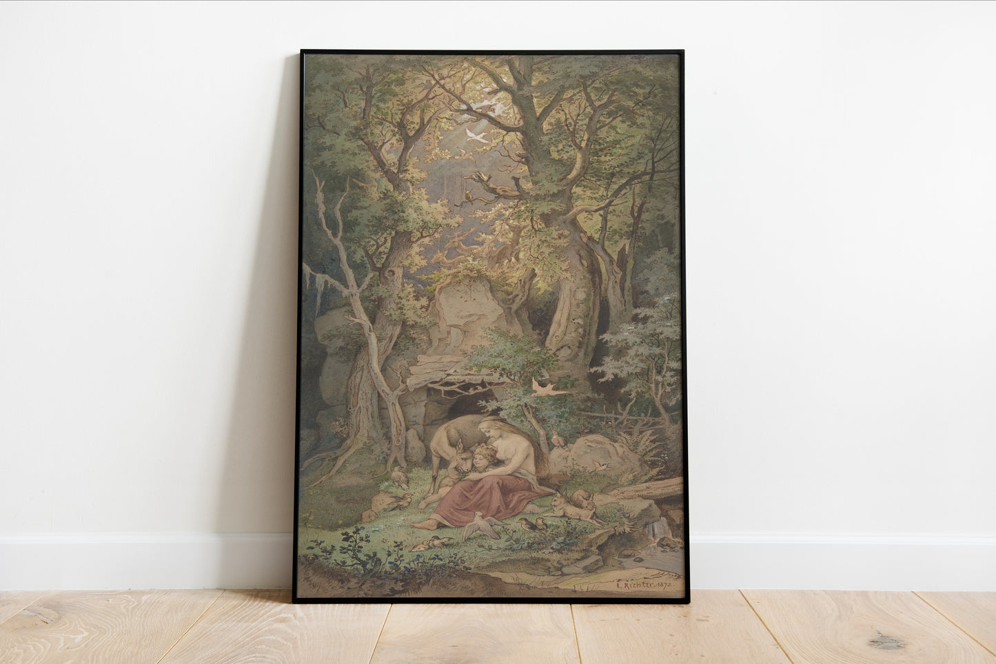 Portrait of a Woman in Abstract