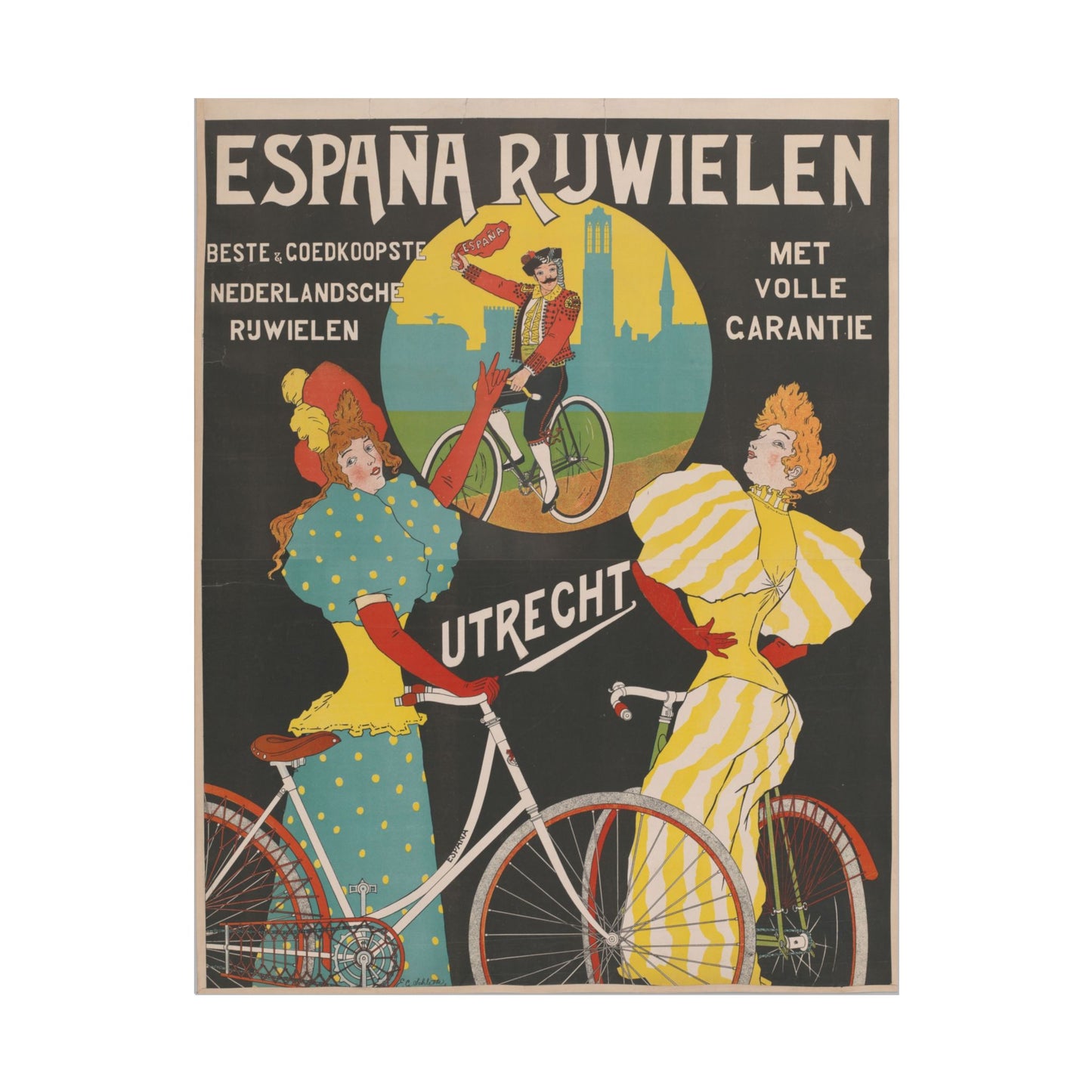 España Bicycle Print