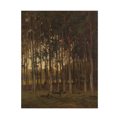 Serene Forest Landscape Art Print
