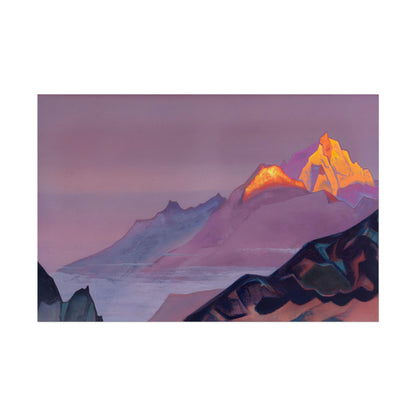 Path to Shambhala poster by Nicholas Roerich  - 24x36 inch wall art