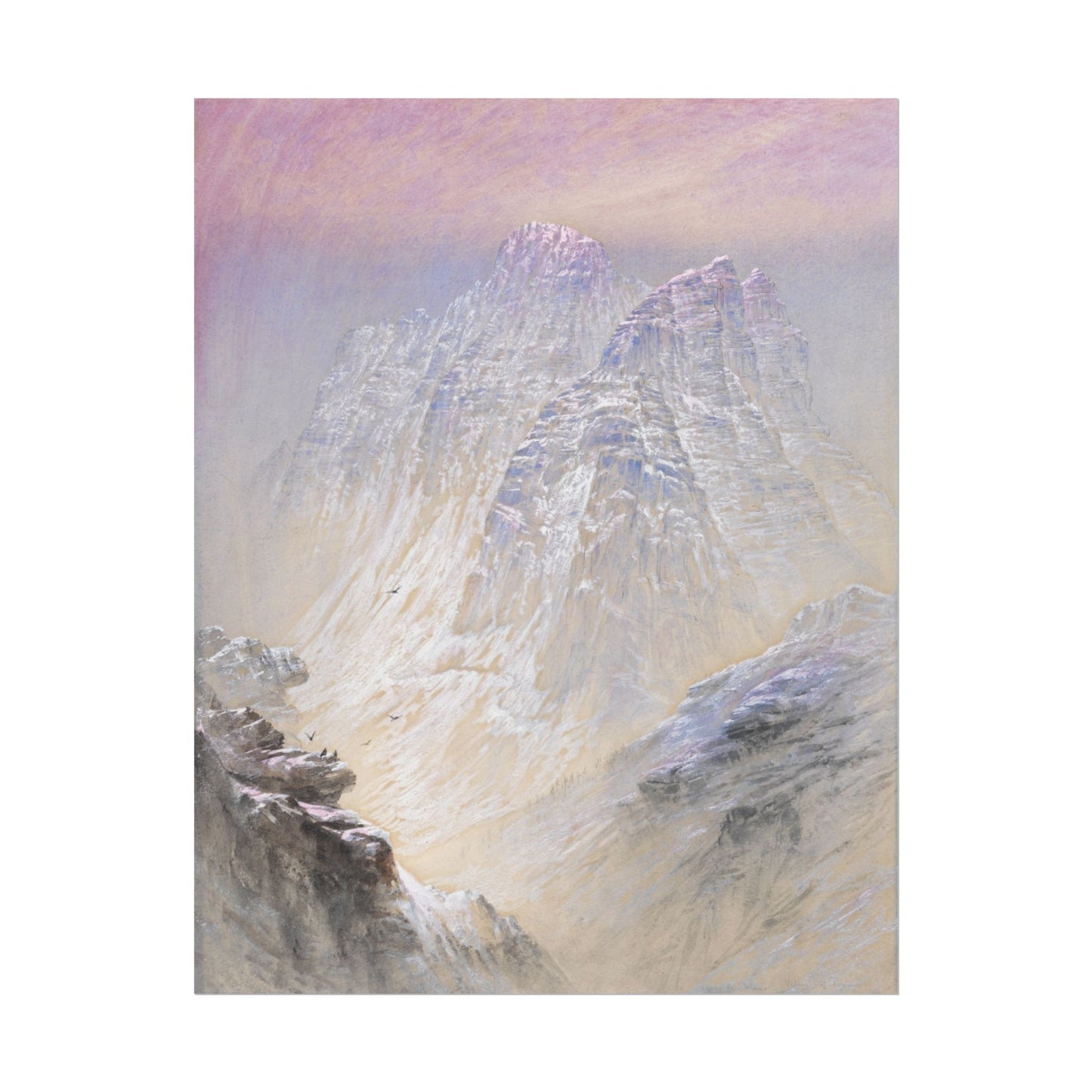 Sasso di Pelmo as seen from St. Luzia