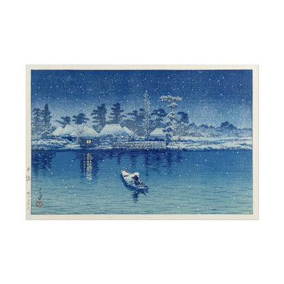 Serene Winter Scene Art Print