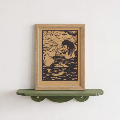 Three Bathers