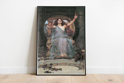 Circe Offering the Cup to Ulysses poster by John William Waterhouse - Black frame wall art