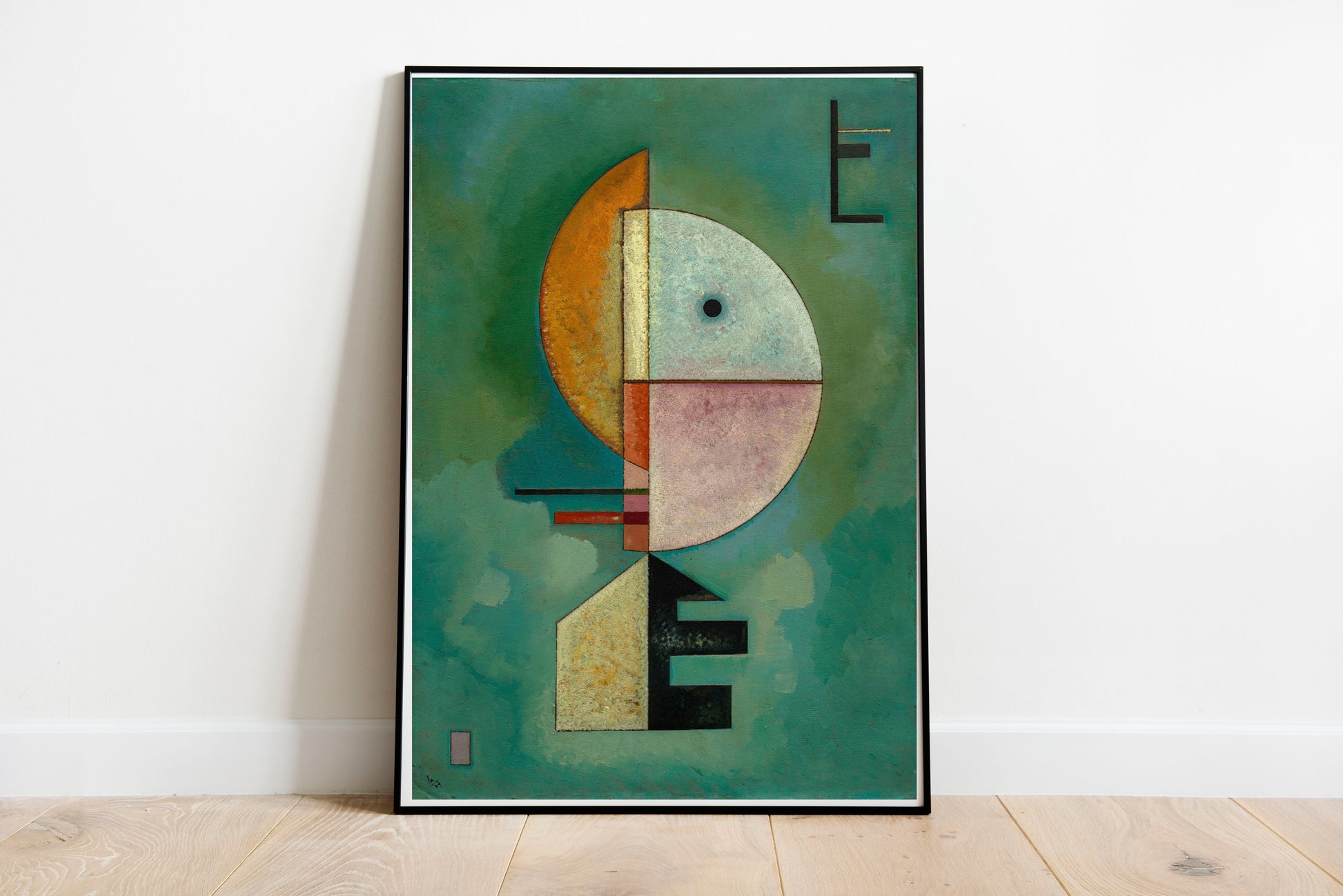 Upward poster by Wassily Kandinsky  - Black frame wall art