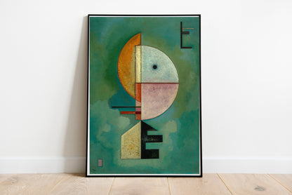 Upward poster by Wassily Kandinsky  - Black frame wall art