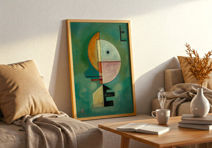 Upward poster by Wassily Kandinsky  - Neutral room decor with framed print