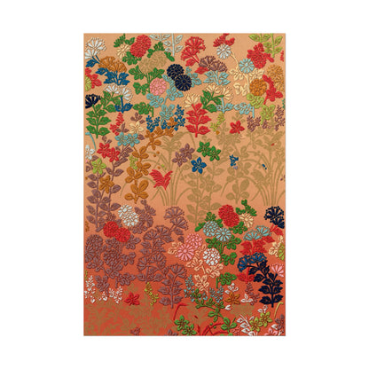 Japanese Flower Fan Pattern