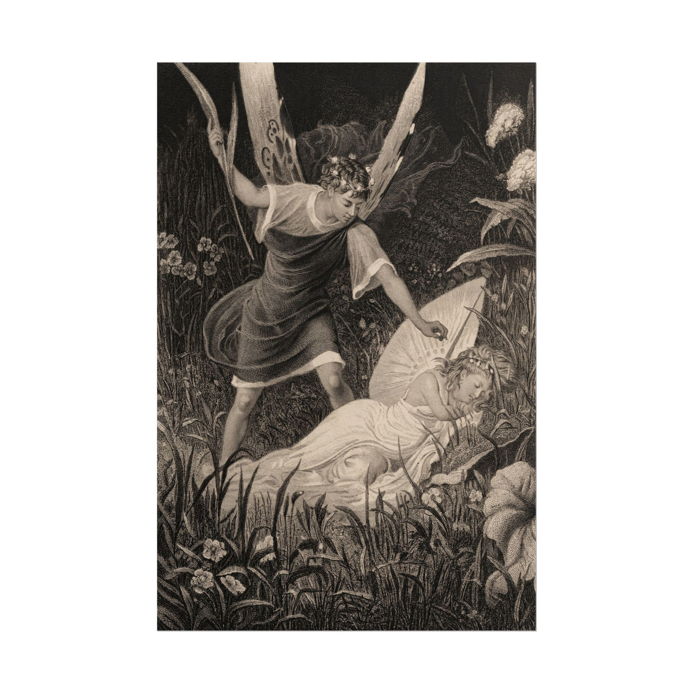 Oberon and Titania - Midsummer Night's Dream 12″×18″