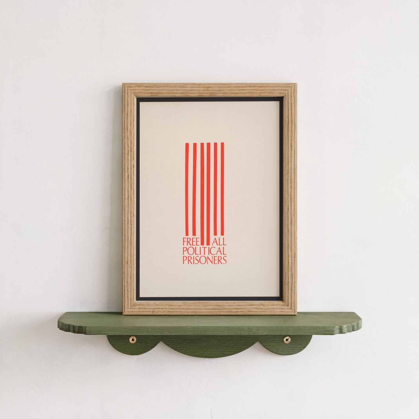 Free All Political Prisoners Poster (1970)