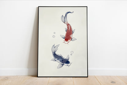 Serene Koi Dance
