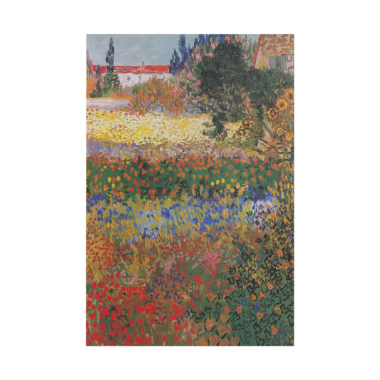 Flower Garden poster by  Vincent Van Gogh  - 12x18 inch print