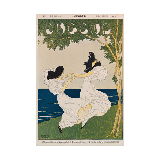 Jugend Magazine poster by C Ribsam & Sons - 12x18 inch print
