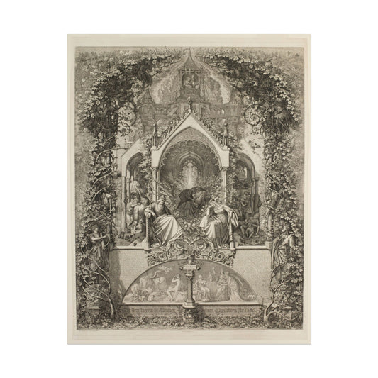 Enchanting artwork of Little Briar-Rose in a fairytale setting.