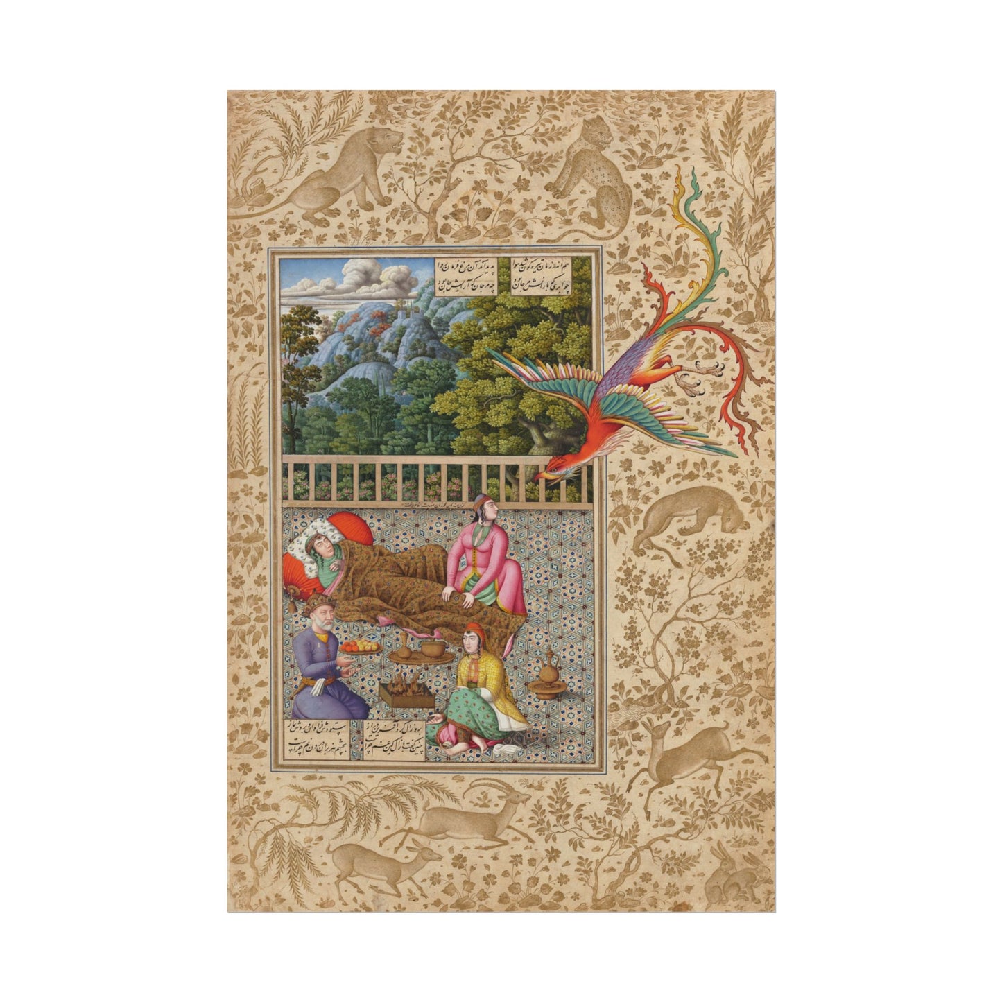 The Simurgh Arrives to Assist with the Birth of Rustam poster by Kawase Hasui & Watanabe Shozaburo - 12x18 inch print