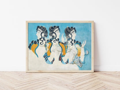 Ladies in Blue Fresco